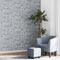 vidaXL - Vliesbehang - 3D - steen-look - 10x0,53 - m - lichtgrijs