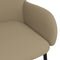 vidaXL - Eetkamerstoelen - 2 - st - kunstleer - cappuccinokleurig