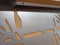 Tuin Privacy Screen Bloemen Zilver 50 x 140 cm Roestvrij staal
