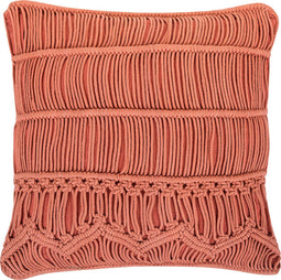 AKKOY - Sierkussen - Oranje - 45 x 45 cm - Katoen