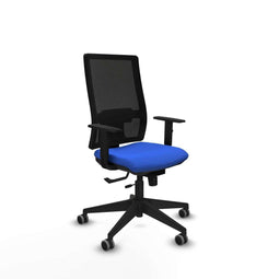 Piqueras y Crespo 1D066G0 - Bureaustoel - Verstelbare hoogte met armleuning - Blauw