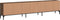 vidaXL - Tv-meubel - met - lade - 200x25x44 - cm - bewerkt - hout - gerookt - eikenkleur