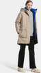 Didriksons Leya - WNS Parka - Gewatteerd met capuchon - Beige