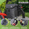 MIVELO Dubbele Fietstas - Waterdicht met Reflecterende Regenhoes - 36 liter - Zwart