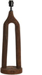 Light & Living Tafellamp Xitta - Mangohout - 55cm - Donkerbruin - excl. kap