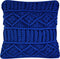 KARATAS - Sierkussen set van 2 - Blauw - 45 x 45 cm - Katoen