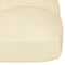 vidaXL - Palletkussen - 120x40x12 - cm - stof - crèmekleurig