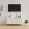 vidaXL - Tv-meubel - 102x44,5x50 - cm - bewerkt - hout - hoogglans - wit