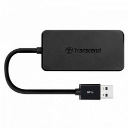 Transcend TS-HUB2K - USB-hub - 4x USB 3.2 (Gen1, 5Gb/s) - Zwart