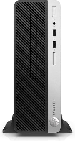 HP ProDesk 400 G4 - PC - Intel Core i3-7100 4 GB DDR4 128 GB SSD Windows 10 Pro - Zwart Zilver