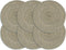 vidaXL - Placemats - 6 - st - rond - 38 - cm - jute - olijfgroen