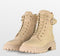 POSH by Poelman CATO - Veterboots - Goudkleurig detail - Beige - Maat 41