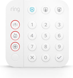 Ring - Alarm Keypad 2nd Gen - Bedieningspaneel met noodknoppen