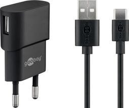 Goobay 45298 - Oplader - AC - 1 USB 2.0-poort - Zwart