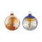 Alessi kerstballen set Le Palle Presepe ster en engel