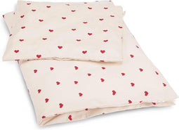Konges Sløjd Junior Dekbedovertrek Gots - Amour rouge - 140 x 100 cm