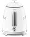 Smeg KLF05WHEU - Mini waterkoker - 0,8L RVS - Wit