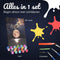 Rubye® Schilderen Op Nummer - Volle Maan - Inclusief Verf en Penselen - 40x50cm