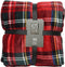 Decoris Plaid polyester flanel ruit 150x200cm