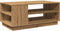 vidaXL - Salontafel - 102x55x43 - cm - bewerkt - hout - artisanaal - eikenkleur