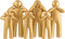 J-Line P'tit Maurice Horen/Zien/Zwijgen Poly Goud Large Assortiment Van 3