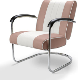 Bel Air Retro Loungestoel LC-01 Dusty Rose