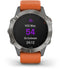 Garmin fēnix 6 - Smartwatch - GPS multi-sport met muziek - Grijs (Oranje)