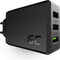 Green Cell CHARGC03 - Oplader - 3xUSB 30W Ultra Charge Smart Charge - Zwart