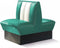 Bel Air Dinerbank Double Booth HW-70DB Turquoise