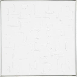 Wanddecoratie Mud 90x90cm - clay