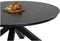 Portoro Eettafel - 158 cm - Sintered Stone Blad - Zwart-Grijs Gemarmerd