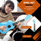 Finesse Ukelele - Starterset - 21 inch - 4 snaren - Blauw