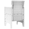 vidaXL - Tuinmeubelen - 4 - st - Wit - Poly - Rattan