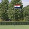 vidaXL - Vlag - met - vlaggenmast - Nederland - 5,55 - m - aluminium
