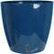 RIVIERA EVA NEW ronde bloembak - Kunststof - Diameter 31 cm - Blauw