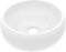 vidaXL - Wastafel - rond - 40x15 - cm - keramiek - matwit