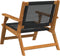 vidaXL - Ligbedden - 2 - stuks - Zwart - 76x67x73,5 - cm - Massief - Acaciahout