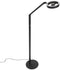 Steinhauer Ringlux - vloerlamp - verstelbare hoogte 110-140cm - zwart metaal - Ø 25cm - LED - 4138ZW