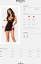 Bellastia Babydoll Met Sexy String - Zwart