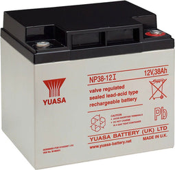 Yuasa NP38-12I loodbatterij met M5-draad, 12 volt, 38Ah