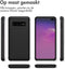 imoshion Hoesje Geschikt voor Samsung Galaxy S10 Plus Hoesje - Ruimte voor 2 pasjes - imoshion Backcover met pasjeshouder - Zwart