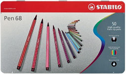 Stabilo viltstiften pen 68 Blik met 50 kleuren