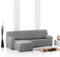 Hoes voor chaise longue met korte armleuning links Eysa ROC Lichtgrijs 120 x 120 x 360 cm