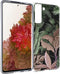 iMoshion Hoesje Geschikt voor Samsung Galaxy S21 Hoesje Siliconen - iMoshion Design hoesje - Groen / Roze / Dark Jungle