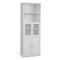Coast Badkamerkast - MDF - 6 opbergvakken - 60 x 30 x 163 cm - Wit