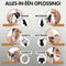 Sansbeauté® SkullSharp PRO MAX - 6-in-1 Scheerapparaat - Elektrisch Nat & Droog Scheren - Goud