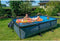 EXIT Stone Frame Zwembad 300x200x65cm - Opzetzwembad - Filterpomp - Grijs