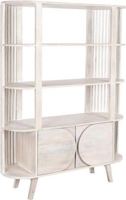 Planken DKD Home Decor Wit Mangohout 116 x 40 x 160 cm