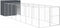 vidaXL - Hondenhok - met - ren - 214x865x181 - cm - gegalvaniseerd - staal - antraciet