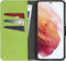 iMoshion Hoesje Geschikt voor Samsung Galaxy S21 Hoesje Met Pasjeshouder - iMoshion Uitneembare 2-in-1 Luxe Bookcase - Groen